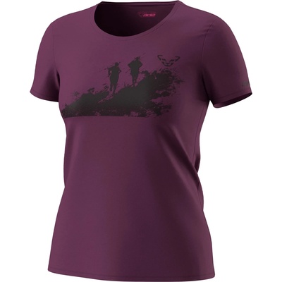 Dynafit Дамска тениска Dynafit Women's Graphic Co S/S Tee T-shirt - Amaranth / Runners - размер 36 (EU) (916-6630-0112)