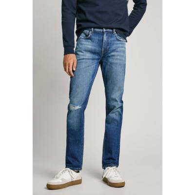 Pepe Jeans Pánské džíny SLIM JEANS DISTRESSED denim