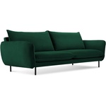 Cosmopolitan Design Тъмнозелен кадифен диван 230 cm Vienna - Cosmopolitan Design (COS_4S_51_F1_VIENNA5)
