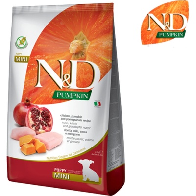 N&D Pumpkin Puppy Mini Grain Free Chicken & Pomegranate 2,5 kg