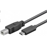 PremiumCord USB Cable PremiumCord USB-C - USB-B 1 m Black (ku31cd1bk)