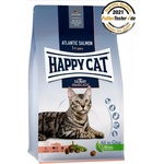 Happy Cat Culinary Adult Atlantic Salmon - храна активни котки, контрол на образуване на космените топки, с атлантическа сьомга, пилешко, яйца, грах, ориз, картофи, 0, 300 кг, Германия - 70552