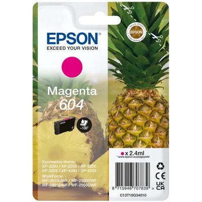 Epson 604 мастилена касета магента 2, 4 мл Стандартна производителност (C13T10G34010)