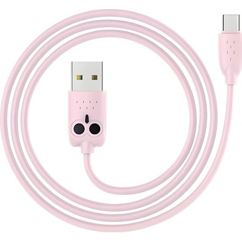 Hoco HR22747 USB - KX1 USB-C 1m růžový
