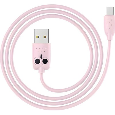 Hoco HR22747 USB - KX1 USB-C 1m růžový