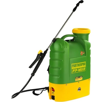 PartnerPro Акумулаторна пръскачка PARTNERPRO PP-16SB 16 л. 12V/8Ah с 3 дюзи и регулатор на налягането (15342)