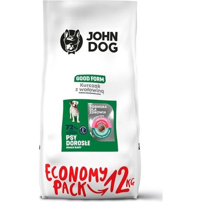 John Dog Good Form Adult Chicken with beef 12 kg