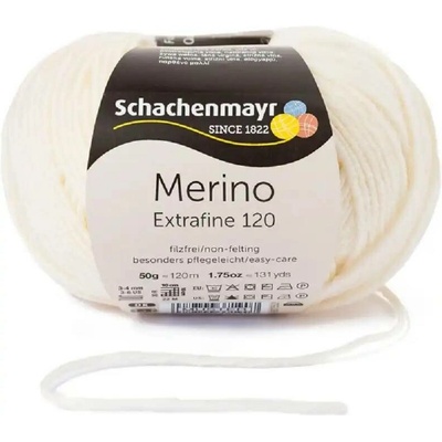 Schachenmayr Merino extrafine 120 Přírodní 102