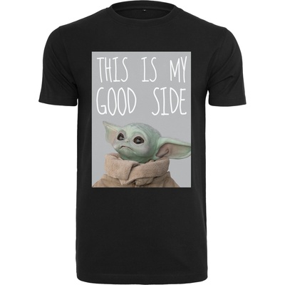 MERCHCODE Мъжка тениска Merchcode Baby Yoda Good Side в черен цвятUB-MC563-00007 - Черен, размер XS