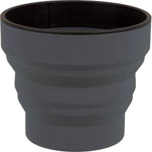 LIFEVENTURE Сгъваема силиконова чаша Ellipse Flexi 350 ml, графит (TO.75730)