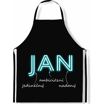 IMPAR Zástěra Mužská jména Neon Jan