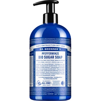 Dr. Bronner's Био течен сапун Sugarsoap - Мента - 710 мл