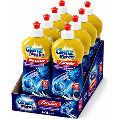 Glanz Meister leštící přípravek do myčky 8 x 920 ml