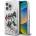 KARL LAGERFELD Кейс с течно брокат и лого на Karl Lagerfeld Choupette за iPhone 16 Pro Max - прозрачен (3666339464233)