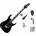 Ibanez GRG170DX-BKN Standard SET Black Night Електрическа китара