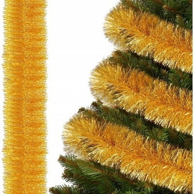 SPRINGOS Vianočná reťaz Girlanda Premium 6m zlatá