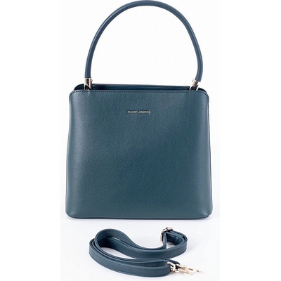 David Jones Paris Tříoddílová elegantní kabelka do ruky 6840-2 tmavězelená
