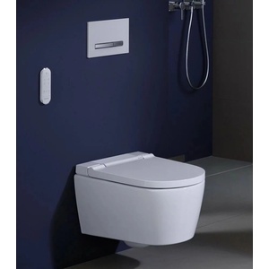 Geberit Стенна тоалетна Geberit Aquaclean Sela с електрическо биде, алпийско бяло (146.220.11.1)