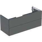 Geberit ONE - Шкаф за мивка 118x50x47 cm, 2 чекмеджета, лава 505.265. 00.3 (505.265.00.3)