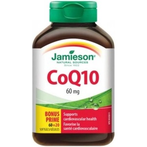 Jamieson Коензим Q10 60mg 80 капсули (IP498)