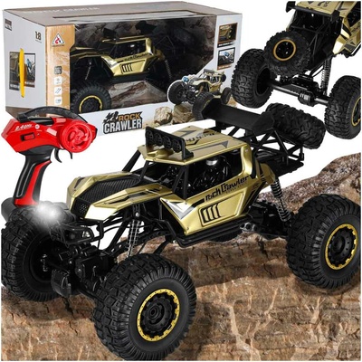 Double Eagle RC auto Rock Crawler 4x4 s kovovými díly 2.4GHz zlatá RTR 1:8