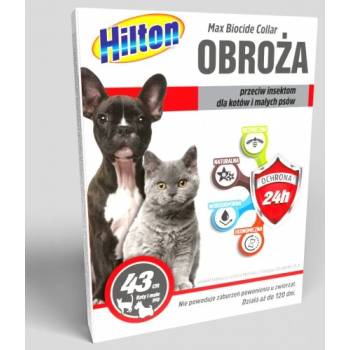 HILTON - противопаразитен билков нашийник за куче и котка, С МАРГОЗА 43 см - Полша - 207-000043-00