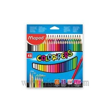 Image 1 of Maped Цветни моливи Мапед maped color - 48 цвята