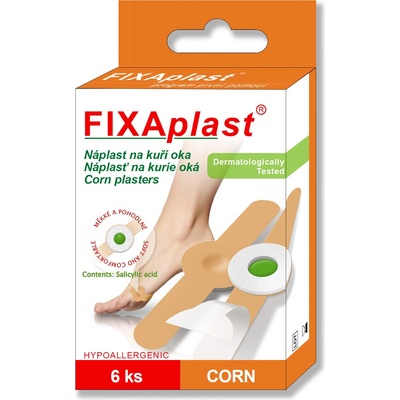 Alfa Vita Alfa Vita Náplast FIXAPLAST CORN na kuří oka 6 ks