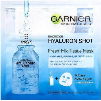 Image 1 of Garnier Hyaluron Shot Изглаждаща маска за лице с хиалурон