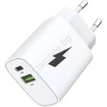 WINNER GROUP-WG - Адаптер за бързо зареждане 1xUSB-C + 1xUSB-A PD 20W бял (WN0053)