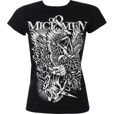 ROCK OFF дамска тениска Of Mice & Men - орел - Черен - ROCK OFF - OMMTS14LB