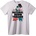 NOONEBRAND Тениска Естествен Роден Търговец - 2XL, White