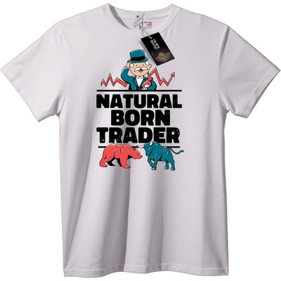 NOONEBRAND Тениска Естествен Роден Търговец - 2XL, White