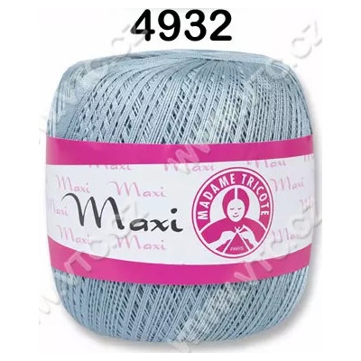 MADAME TRICOTE PARIS Příze Maxi - klasická i Metallic Maxi: 4932 Vodová modrá