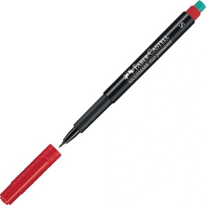 Faber-Castell Перманентен тънкописец Faber Castell OHP S, червен