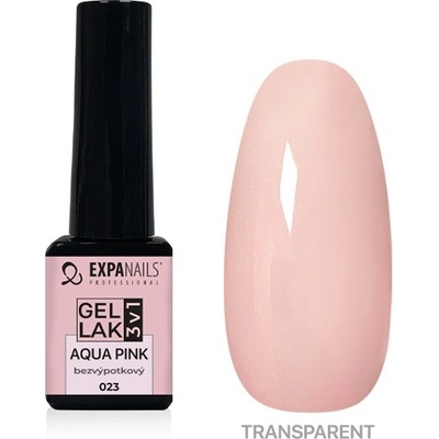 Expa nails expanails uv led gel lak 3v1 aqua pink transparent 5 ml