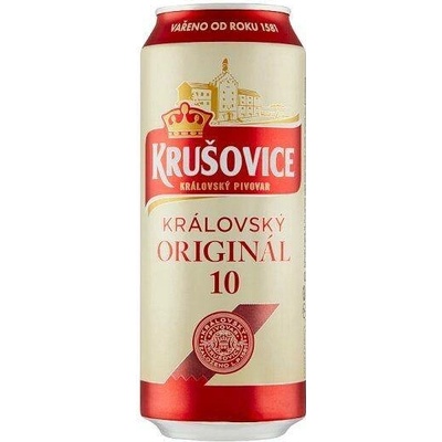 Krušovice Král 10% 0,5 l (plech)