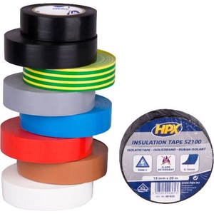 HPX Pvc Изолационна лента 19мм/20м, черна - hpx (ib1920)