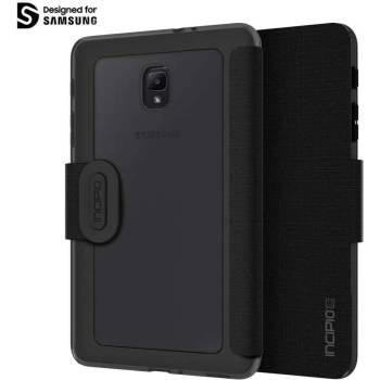 Incipio Clarion Folio Case - удароустойчив хибриден кейс, тип папка за Samsung Galaxy Tab A 8.0 (2017) (черен)