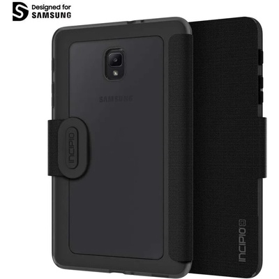 Incipio Clarion Folio Case - удароустойчив хибриден кейс, тип папка за Samsung Galaxy Tab A 8.0 (2017) (черен)