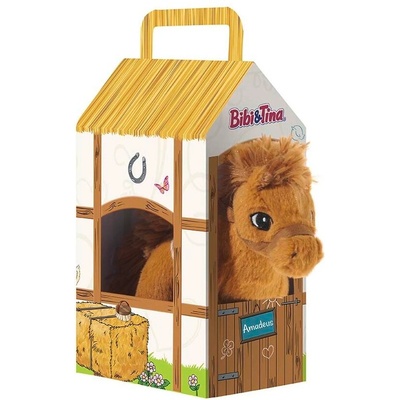 HEUNEC Плюшено Конче Амадеус, 17 см. , с конюшня (636972)