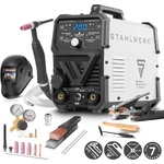 STAHLWERK Комбиниран заваръчен апарат stahlwerk dc wig/tig 200 st igbt set full/ 200a (1741) Заваръчен апарат