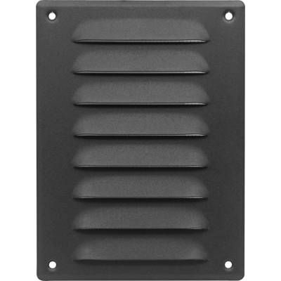 Ventishop KVMca so síťkou 140 x 190 mm antracit čierna