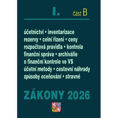 Zákony I B/2026 – Účetní zákony -