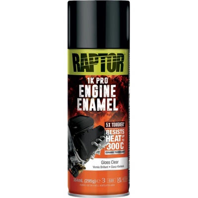 Raptor 1K Engine Enamel sprej na motor 295 g gloss clear