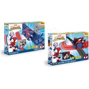 Flextrem Flexibilní autodráha Spidey Marvel Set Smoby s elektronickým autíčkem 184 dílů dráhy 4,40 m délka s pavučinou od 4 let
