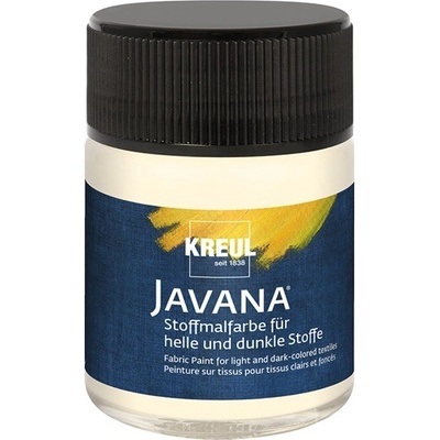 Farba na svetlý a tmavý textil JAVANA 50 ml Vanille