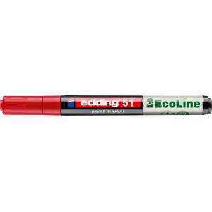 edding 51 EcoLine D10 червен лаков маркер 7580260001 (7580260001)