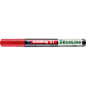 edding 51 EcoLine D10 червен лаков маркер 7580260001 (7580260001)
