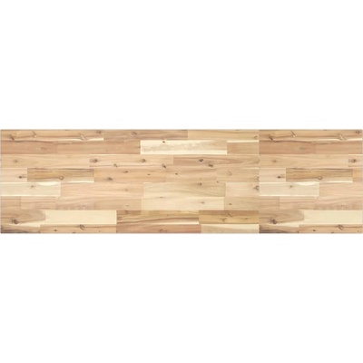 vidaXL Плот за баня, необработен, 140x40x2 см, масивно дърво акация (3279659)